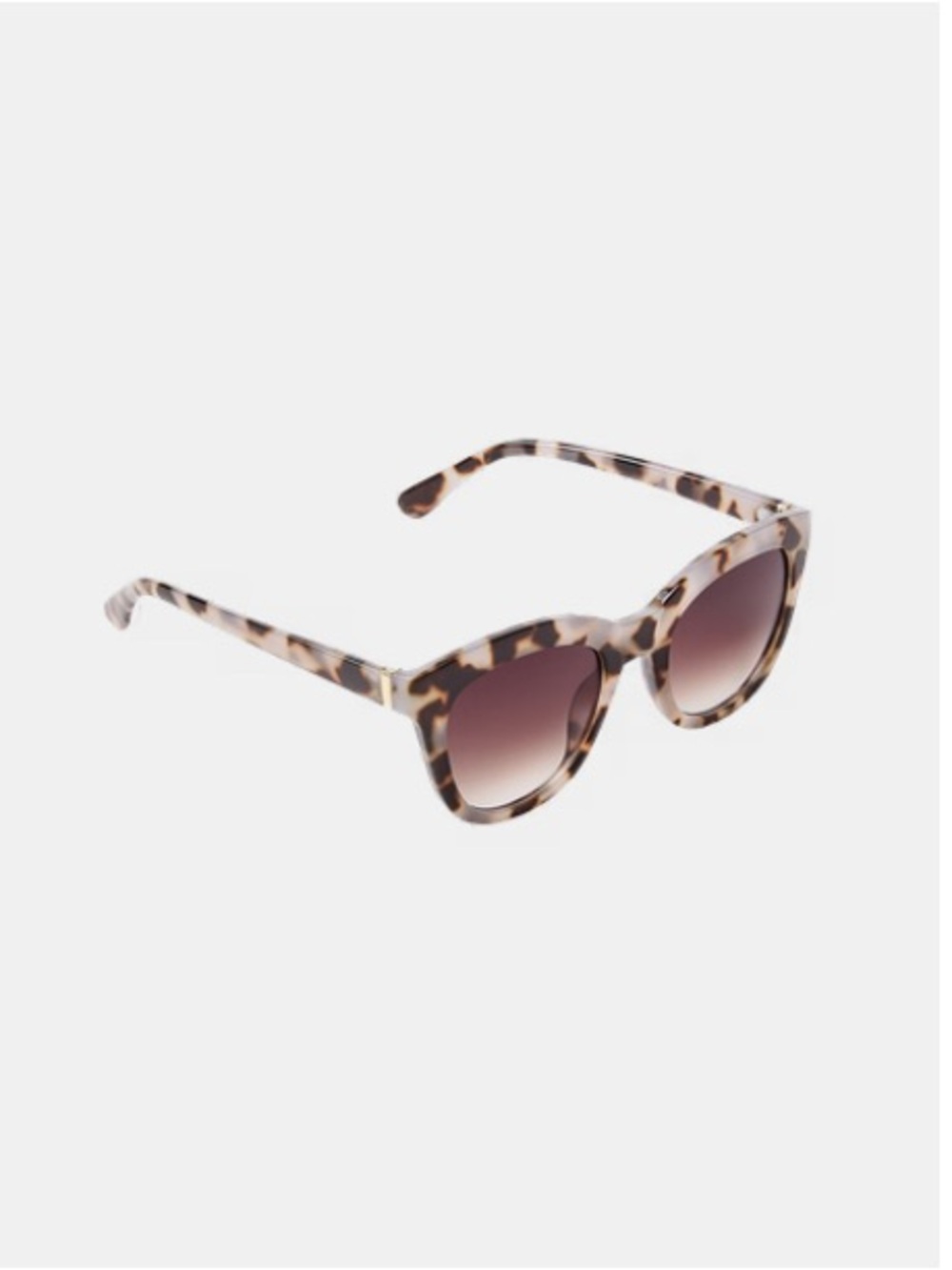 LOFT heathered  Tortoiseshell print Cat Eye Sunglasses - Brown Gradient